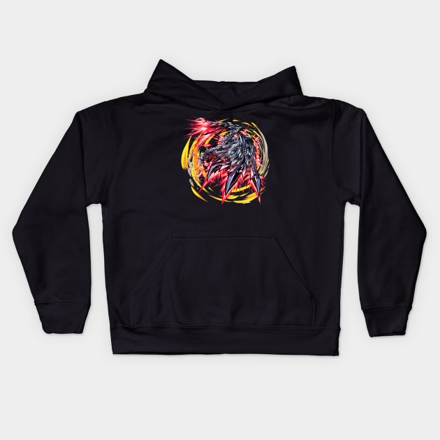 Jet Wyvern Kids Hoodie by Ashmish